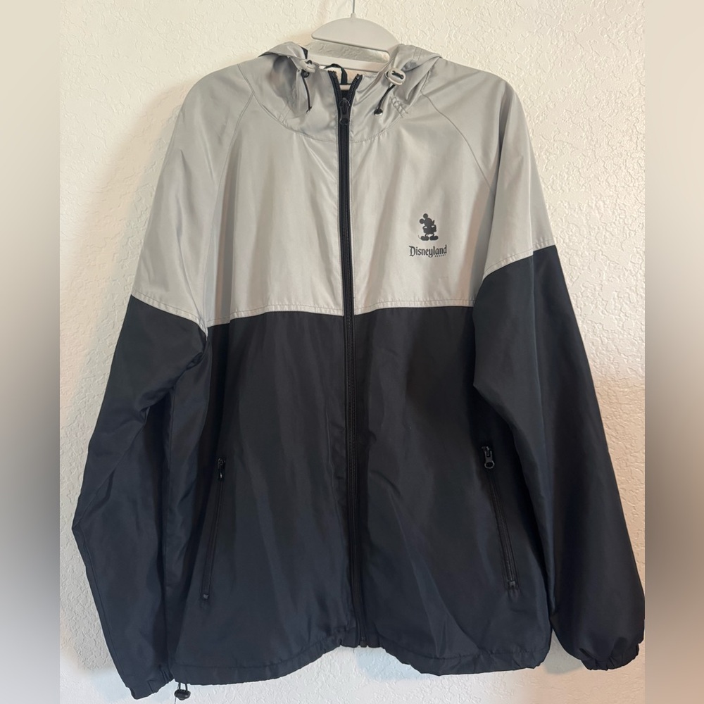 Disneyland Gray and Black Windbreaker